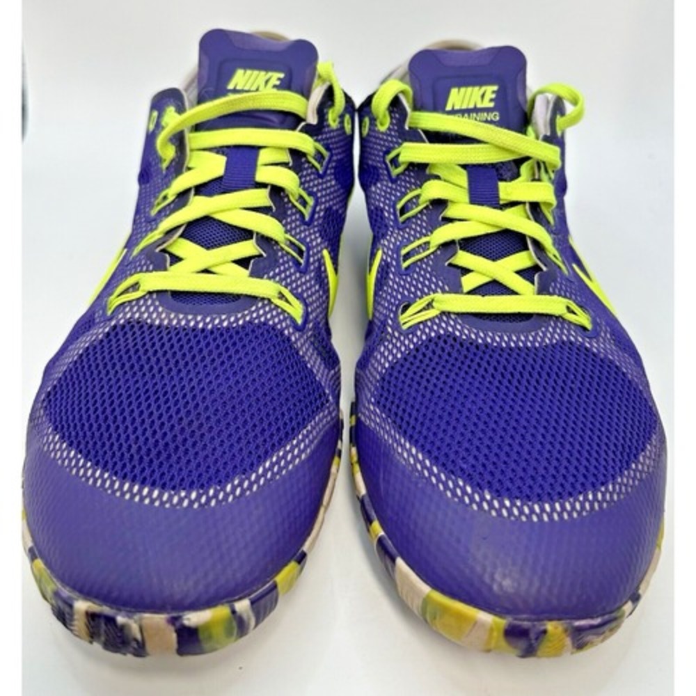 Nike Free Cross Bionic Sneakers Womens 8.5 Purple Camo Running Training Shoes